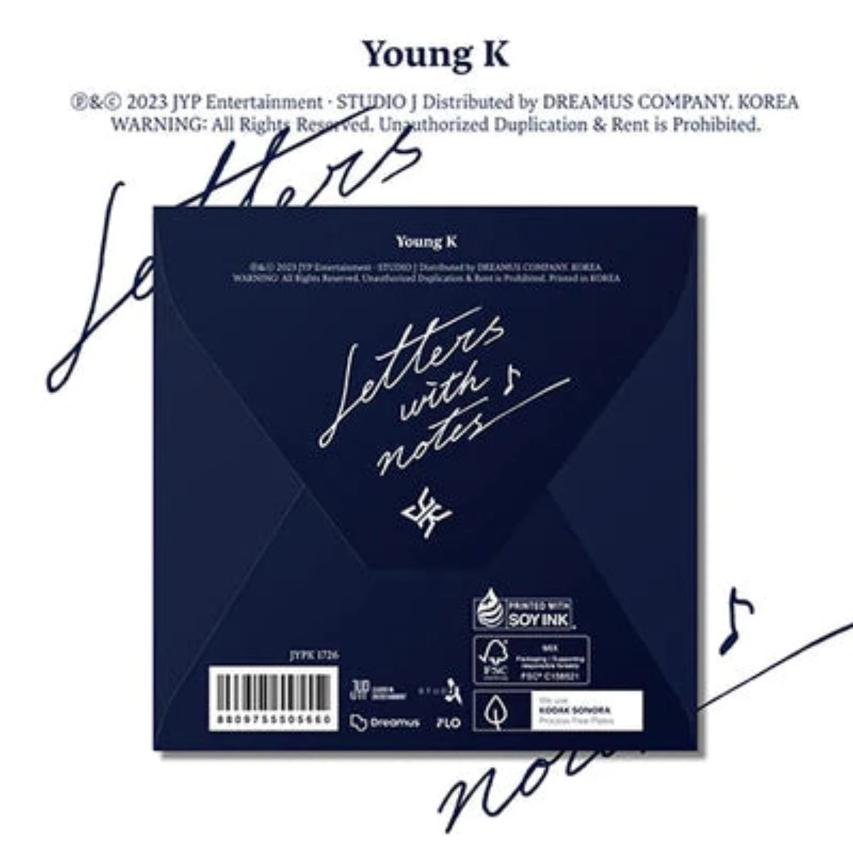 DAY6: YOUNG K VOL. 1 - LETTERS WITH NOTES (DIGIPACK VERSION)