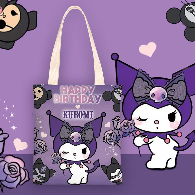 SANRIO© Kuromi Tote Bag with Zip