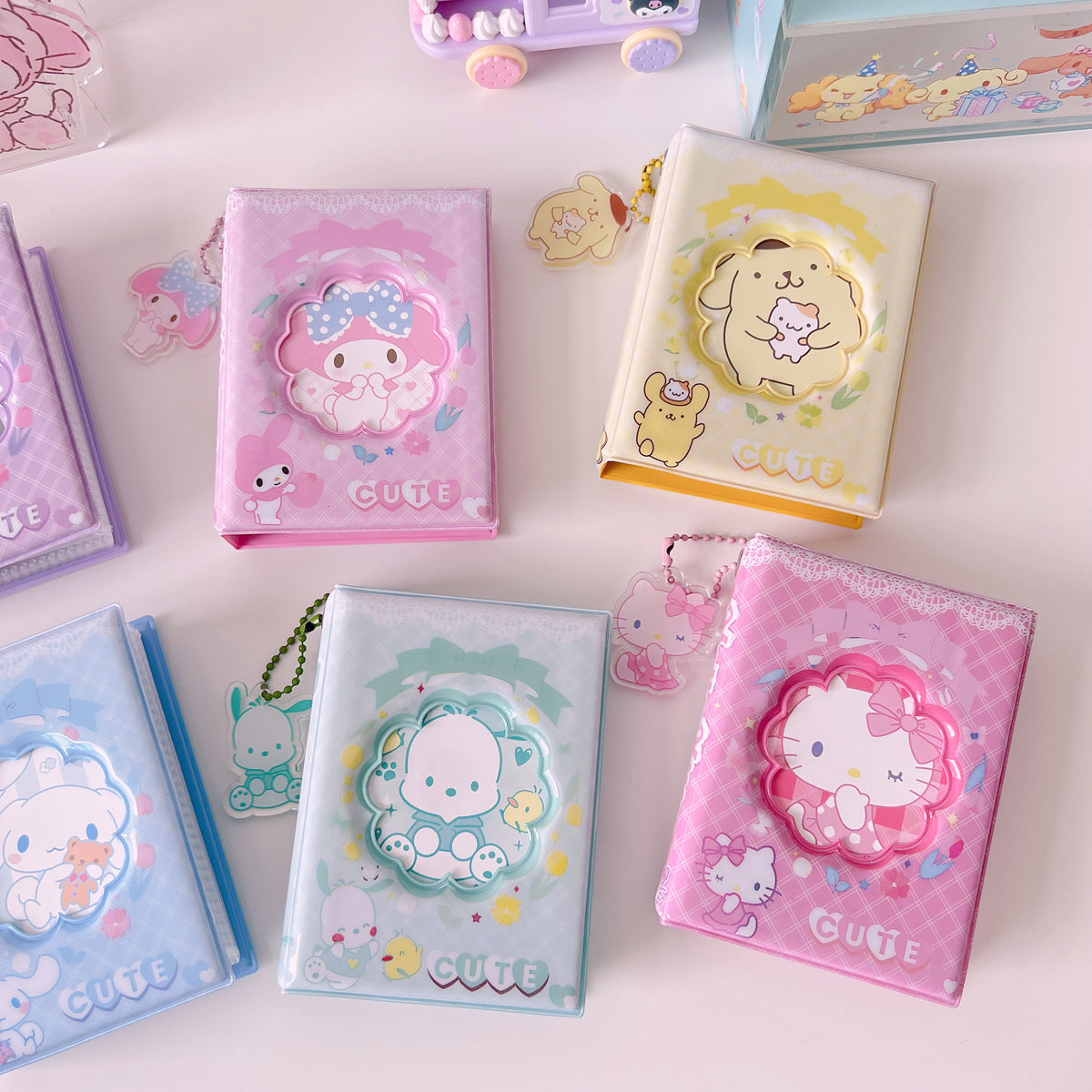 SANRIO Characters Flower Cute Photocard Album