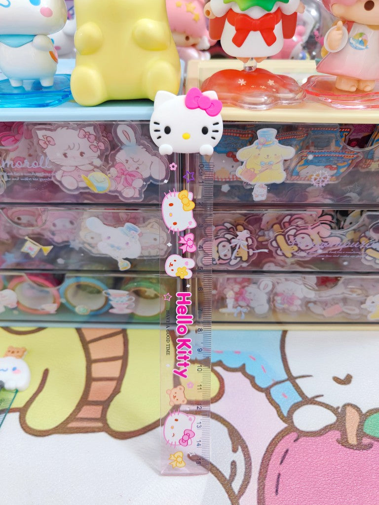 SANRIO© Characters Head 15cm Ruler