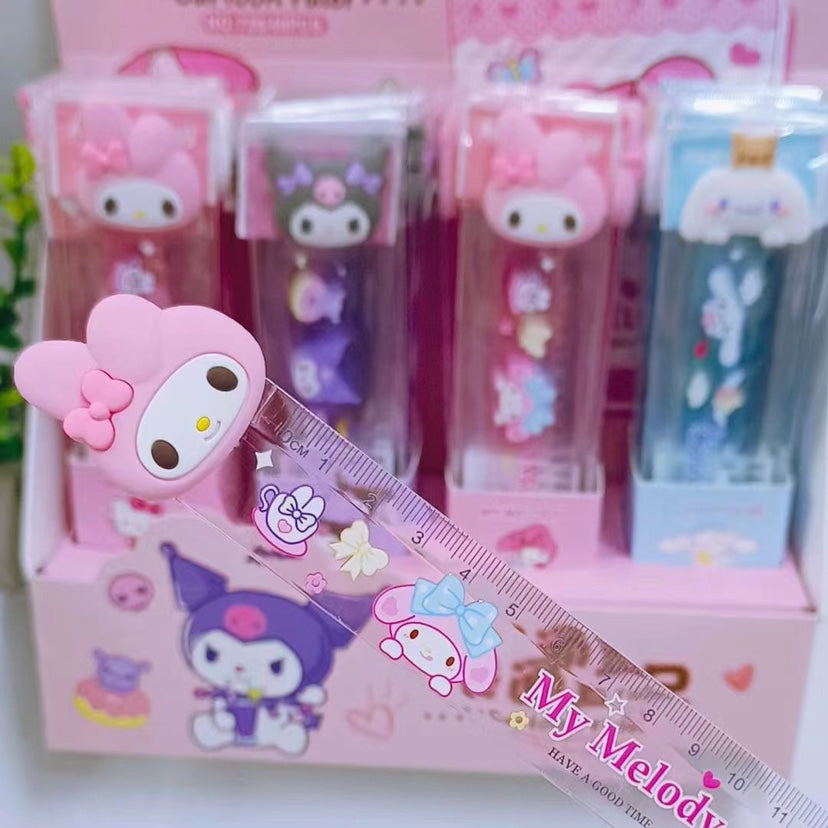 SANRIO© Characters Head 15cm Ruler