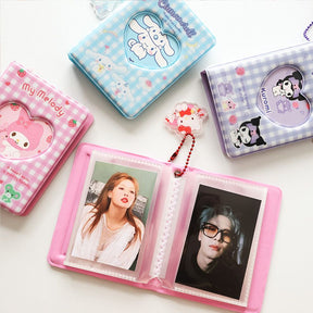 SANRIO Characters Checkers Heart Photocard Album