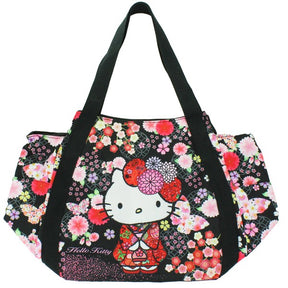 Tote Bag -Balloon Shape Hello Kitty Kimono (Japan Edition)