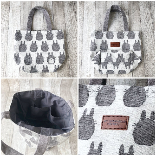 TOTORO© Tote Bag Towel Full Grey (Japan Edition)