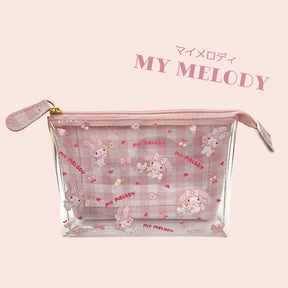 SANRIO© Character Clear + Checkers Pouch (Japan Edition)