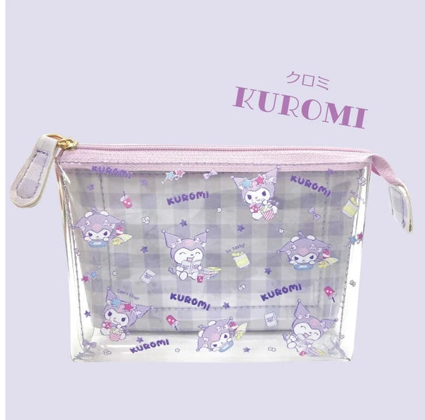 SANRIO© Character Clear + Checkers Pouch (Japan Edition)