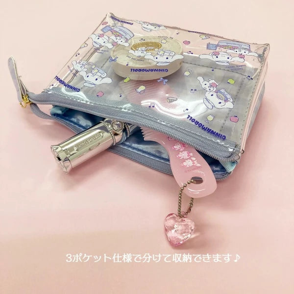 SANRIO© Character Clear + Checkers Pouch (Japan Edition)