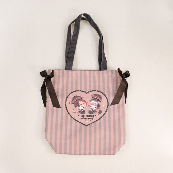 SANRIO© Stripe Heart Tote Bag (Japan Edition)