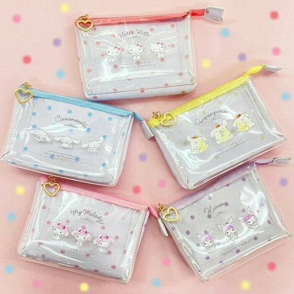 SANRIO© Pouch with Clear Compartment (Japan Edition)