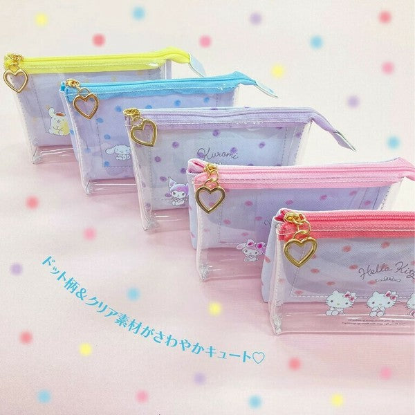 SANRIO© Pouch with Clear Compartment (Japan Edition)