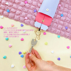 SANRIO© Plaid Key Pouch (Japan Edition)