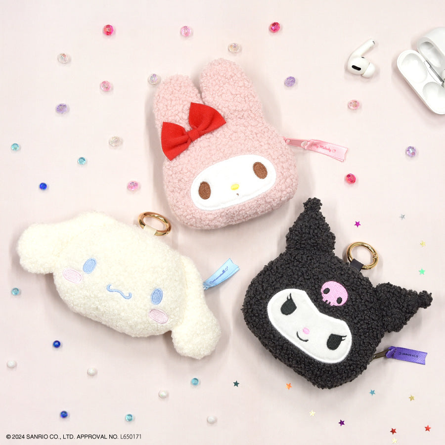 SANRIO© Plush Coin Bag Curly Head (Japan Edition)