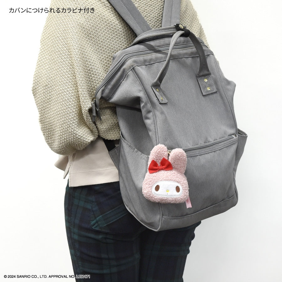 SANRIO© Plush Coin Bag Curly Head (Japan Edition)