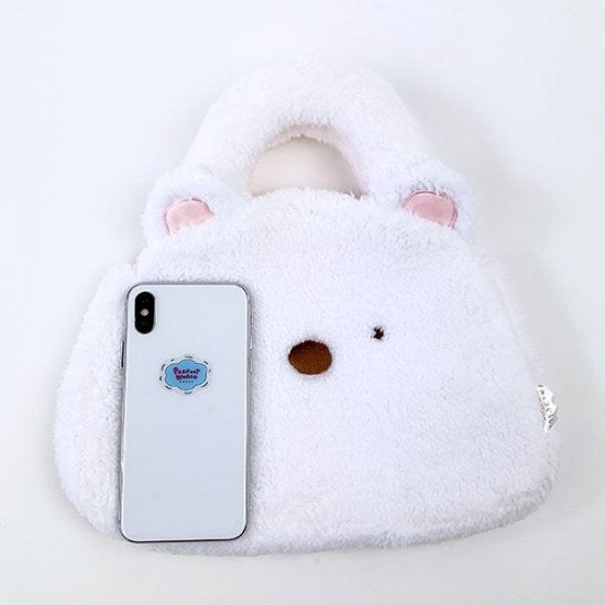 SUMIKKO GURASHI© Fluffy Plush Tote Bag (Japan Edition)