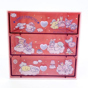 SANRIO© Mini Chest 3-Drawers (Japan Edition)