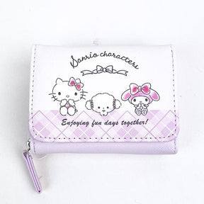 SANRIO© Diamond Pattern3 Fold Wallet (Japan Edition)