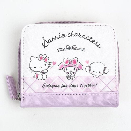 SANRIO© Character Diamond Pattern Wallet (Japan Edition)