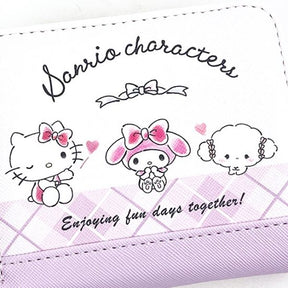 SANRIO© Character Diamond Pattern Wallet (Japan Edition)