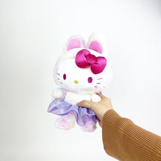 SANRIO© Hello Kitty Plush Rainbow Bunny (Japan Edition)