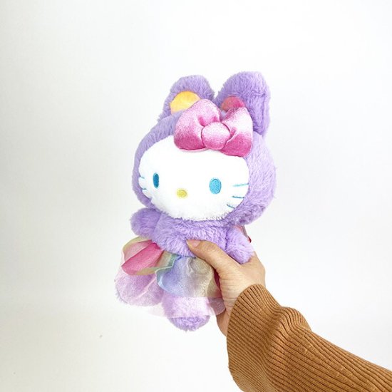 SANRIO© Hello Kitty Plush Rainbow Bunny (Japan Edition)