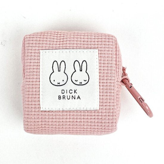 MIFFY© Mini Square Pouch Pink (Japan Edition)