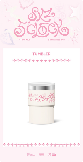 Stray Kids - [SKZ 5'CLOCK] OFFICIAL MD TUMBLER