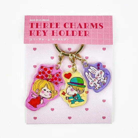 Ado Mizumori Key Holder 3in1 Charms (Japan Edition)