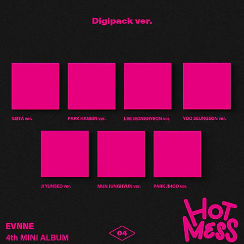 EVNNE - [HOT MESS] 4th Mini Album DIGIPACK