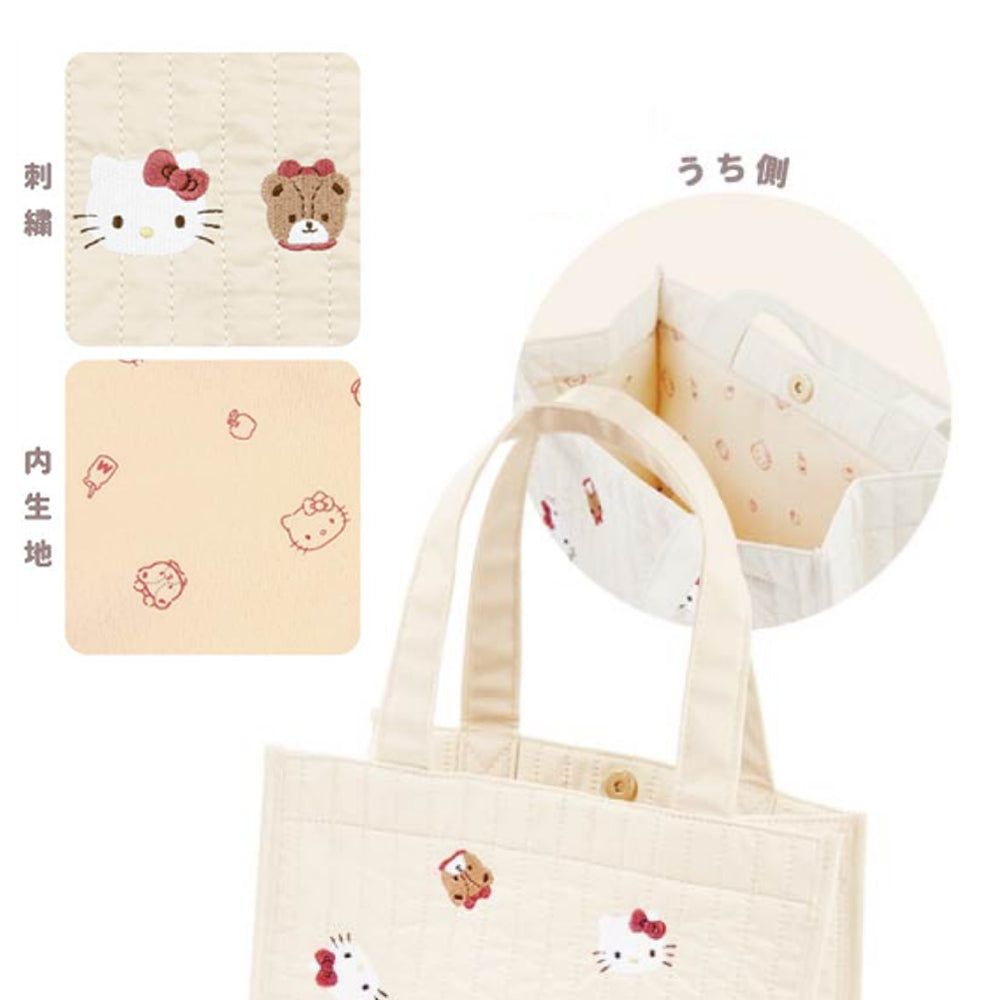 SANRIO© Character Quilted Stitch Lunch Bag (Japan Edition)