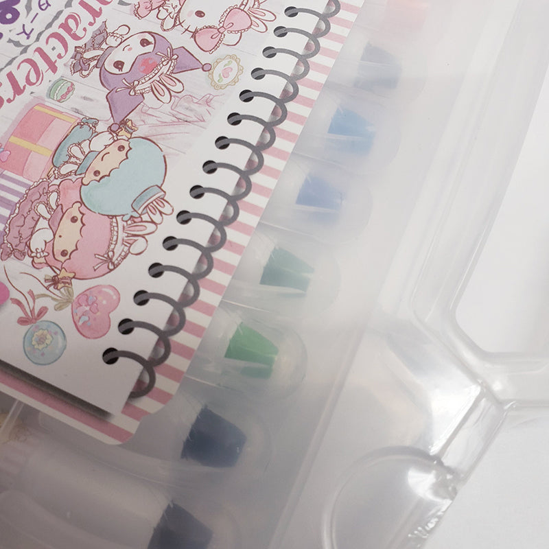 SANRIO© Characters Colour Pen Set 12 Colours (Japan Edition)