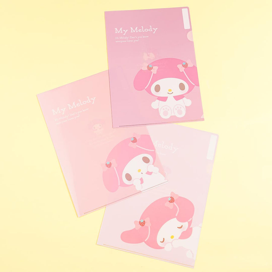 SANRIO© Character Lovely Clear Folder Set (Japan Limited Edition)