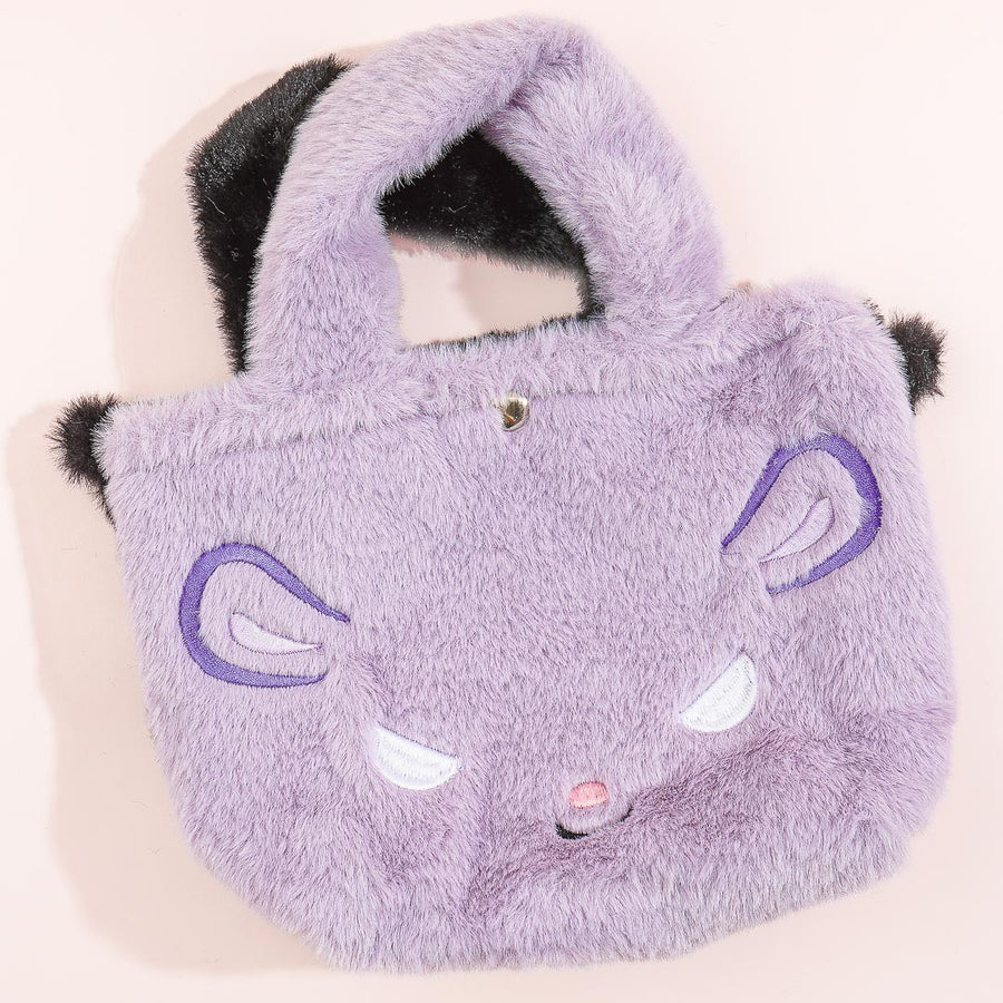 SANRIO Kuromi & Baku Furry Authentic Tote Bag Plush 2-Side