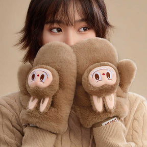 LABUBU Authentic Plush Gloves