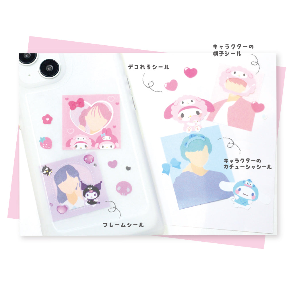 SANRIO© Character Photo Card Frame Sticker (Japan Edition)