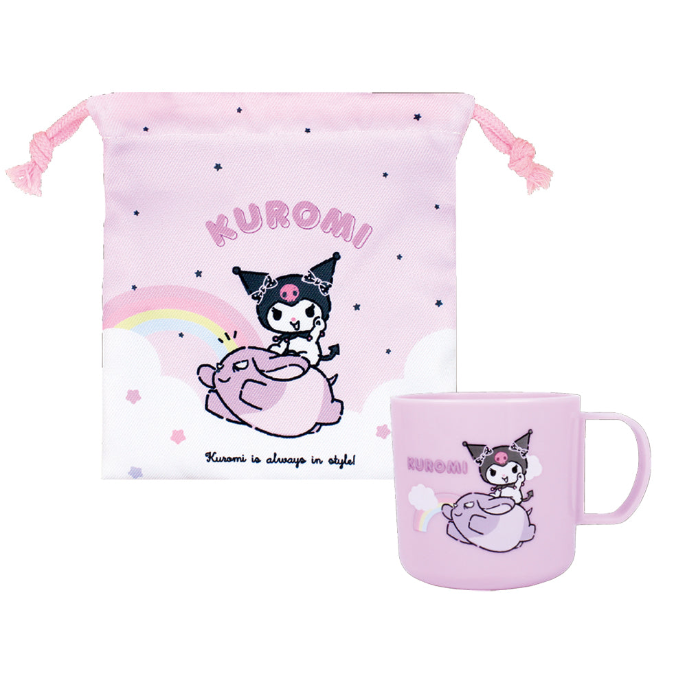 SANRIO© Plastic Cup & Pouch Set (Japan Edition)