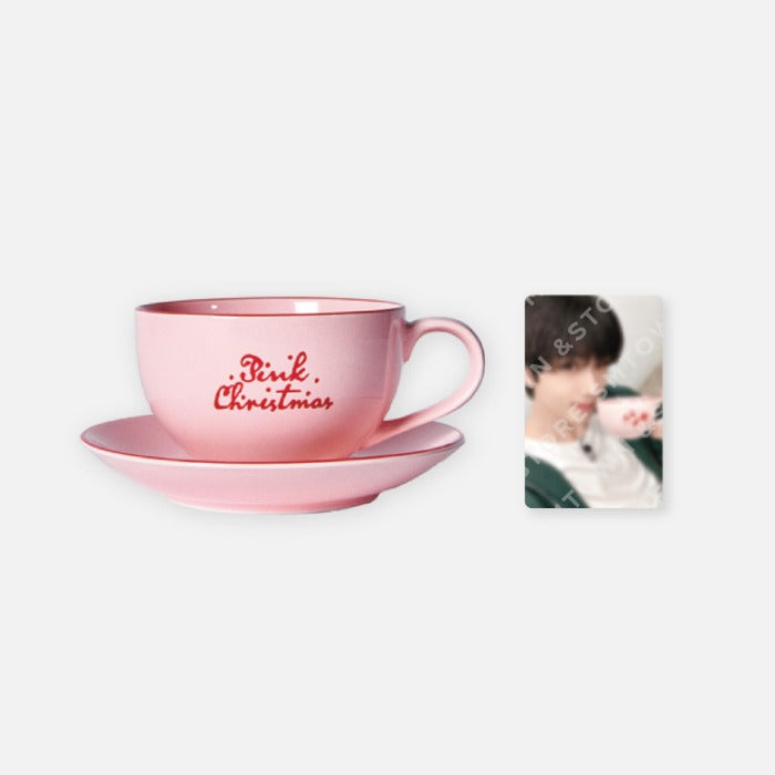 NCT DREAM - 2024 PINK CHRISTMAS CUP & SAUCER SET (RANDOM VER)