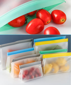 Silicon Food Lock Bag 3in1