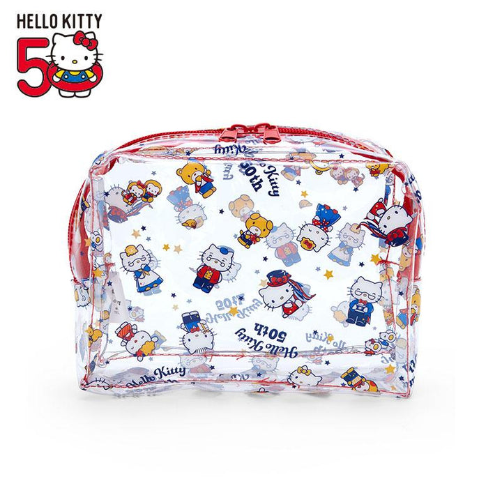 SANRIO Hello Kitty 50th Anniversary Clear Pouch