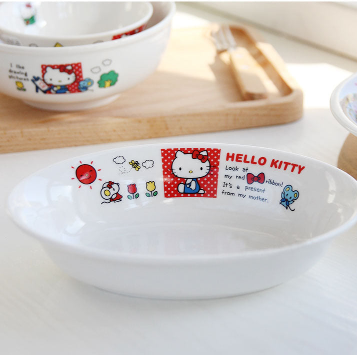 SANRIO© Sitting Hello Kitty Tableware (Japan Edition)