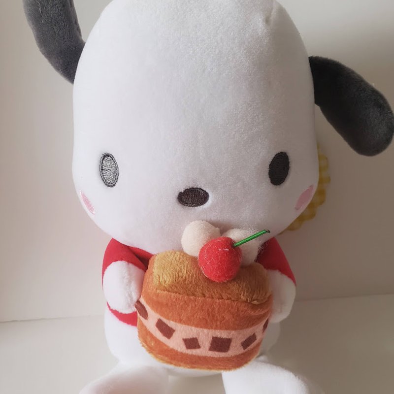 SANRIO© Pochacco With Cake Plush 20cm