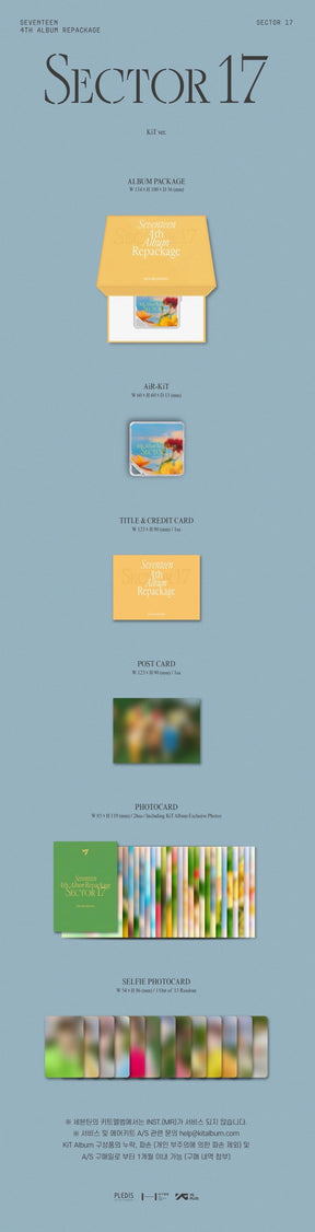 SEVENTEEN VOL.4 REPACKAGE - SECTOR 17 (KIT VER.)