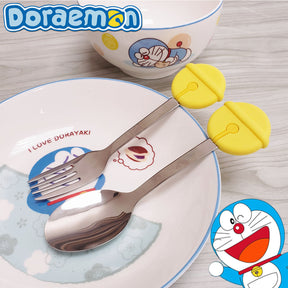 Spoon & Fork - Doraemon Yellow Bell 15.5cm