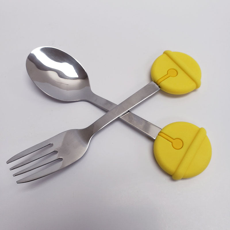 Spoon & Fork - Doraemon Yellow Bell 15.5cm