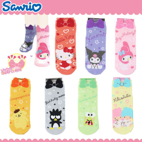 SANRIO© Character With Bow Ankle Socks 7 Styles (Japan Edition)