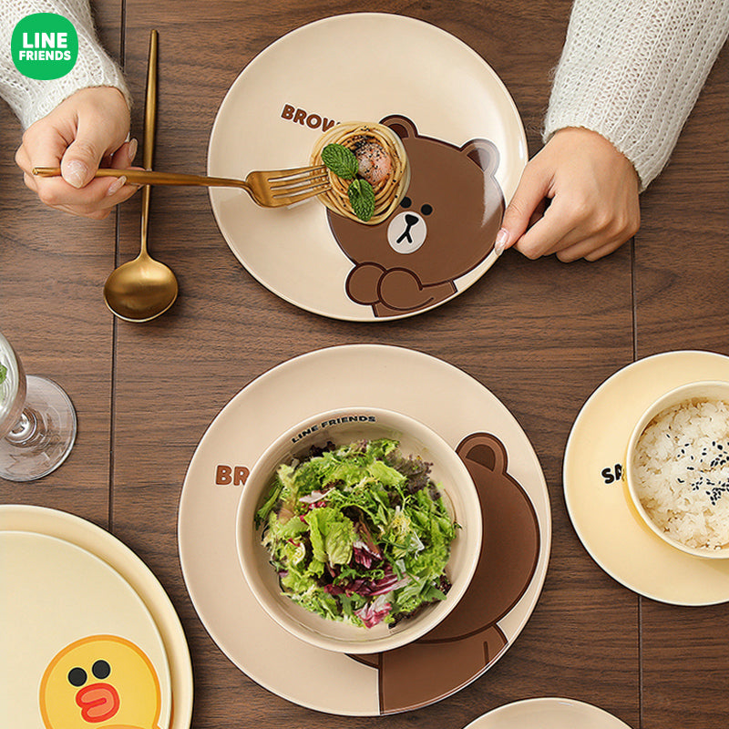 LINE FRIENDS© Plate 8.5"