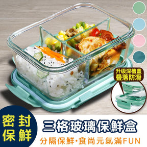 Glass Bento Lunch Box 1050