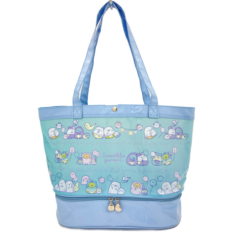 SANRIO©/SUMIKKO GURASHI© Bottom Zip Vinyl Tote Bag (Japan Edition)