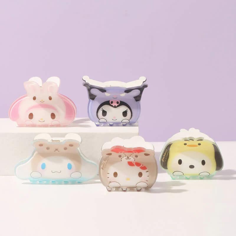 SANRIO Hair Clip Set 4in1