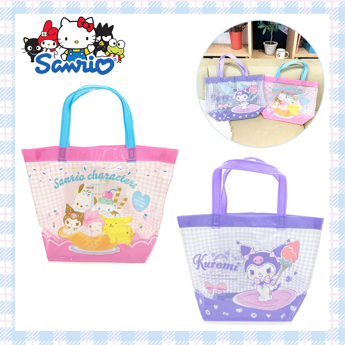 SANRIO© Vinyl Tote Bag (Japan Edition)