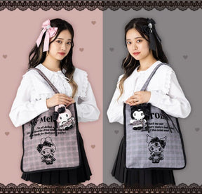 SANRIO© My Melody/Kuromi Glen Checker Tote Bag